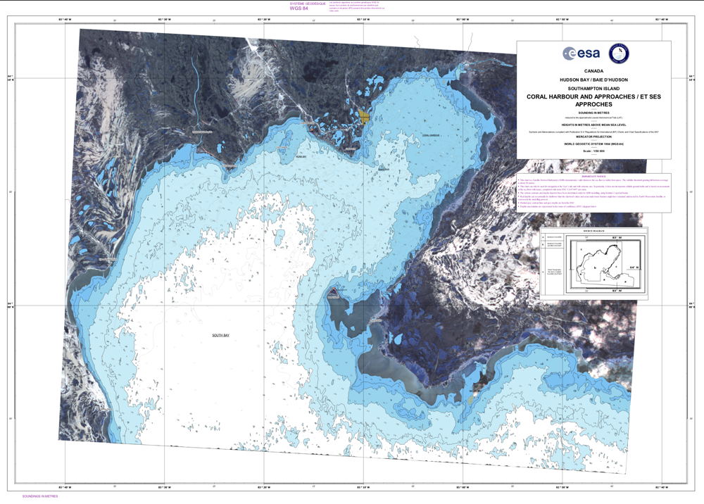 Coral Harbour SDB nautical chart